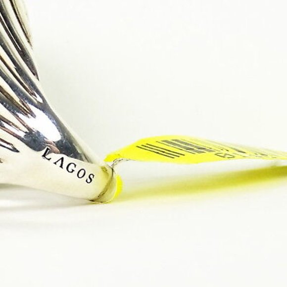 LAGOS Caviar Sterling Silver 18K Gold Lavender Quartz Amethyst Ring Sz 7 - Picture 5 of 10